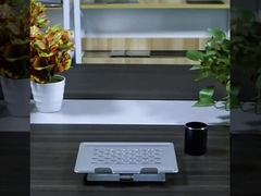 Φορητός ασημένιος κάτοχος lap-top περιστροφής 360 βαθμού μέχρι και 17 οθόνες ίντσας