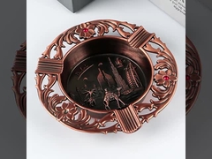 Προσωπικό κυλινδρικό μεταλλικό τσέπης τασάκι με επικάλυψη