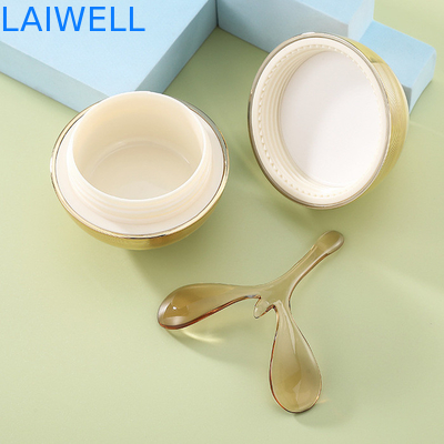 30G Custom Mini Luxury Cosmetic Eye Cream Βάζο Πλαστικά δοχεία με σφιχτό κλείδωμα