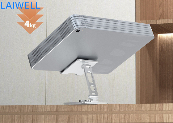 95*132*44MM Νέο πολυτελές σχεδιασμό φορητό 360 μοίρες περιστροφή Ασημένιο αλουμίνιο αναδιπλούμενο στηρίγμα κινητού τηλεφώνου