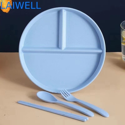 22CM Πράσινο σιτάρι άχυρο Φυτικές ίνες Διαμερίσματα κατά της πτώσης Πλάκα τροφίμων Περιβαλλοντικά φιλικά Εστιατόρια Περιβαλλοντικά φιλικά Εφοδιαστικά τραπεζικών σκευών