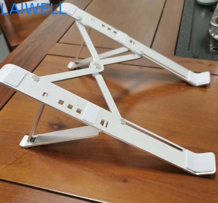 Ελαφρύ φορητό 253*60*20mm Γκρίζο Αλουμίνιο Διπλώσιμο Ρυθμικό Μεταλλικό Λάπτοπ Στάουντ Απλό και Έλεγκτο Σχεδιασμό