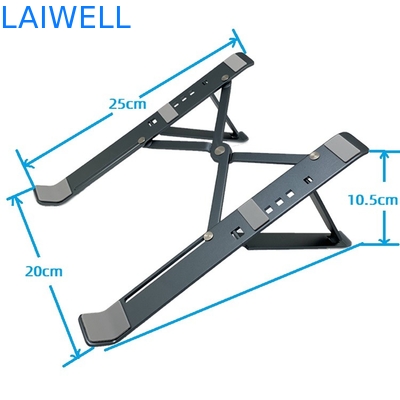 Στάση lap-top μετάλλων μόδας 220g 3.0mm/στάση υπολογιστών υποβολής σε ανοδική οξείδωση δροσίζοντας