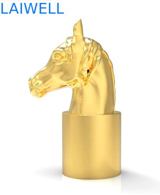 Διακοσμητική αλόγων κεφαλιών σχεδίου αρώματος μπουκαλιών λήξη επένδυσης καπακιών ηλεκτρική