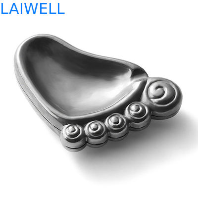 Μόδα Δημιουργική Πρακτική Ασημί Γκρι Επίστρωση Διαδικασία Χύτευσης Υπό Πίεση Κράμα Ψευδαργύρου Vintage Σταχτοδοχείο Τσέπης 6.5*9cm