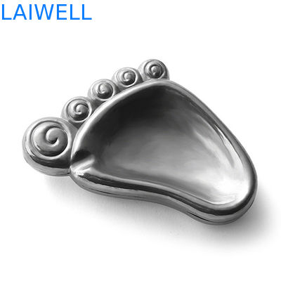 Μόδα Δημιουργική Πρακτική Ασημί Γκρι Επίστρωση Διαδικασία Χύτευσης Υπό Πίεση Κράμα Ψευδαργύρου Vintage Σταχτοδοχείο Τσέπης 6.5*9cm