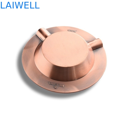 Ashtray σμάλτων κραμάτων ψευδάργυρου εκλεκτής ποιότητας φορητό Ashtray πορτοφολιών λογότυπων χάραξης λέιζερ
