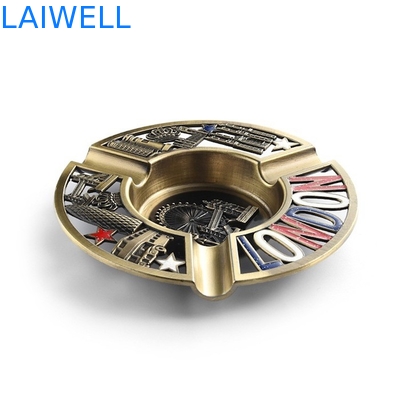 Προσαρμοσμένο Rohs 118mm στρογγυλό Ashtray μετάλλων/φορητό Ashtray τσιγάρων