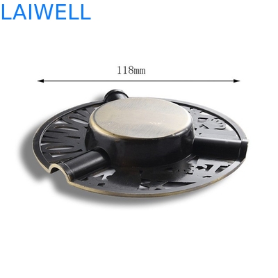 Προσαρμοσμένο Rohs 118mm στρογγυλό Ashtray μετάλλων/φορητό Ashtray τσιγάρων