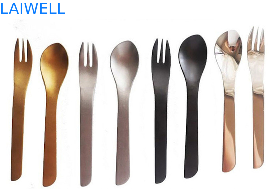 13.6CM 304 Flatware ανοξείδωτου σύνολα πάγωσε τα σύνολα μαχαιροπήρουνων επιδορπίων 2 κομματιών