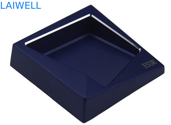 Προσαρμόσιμος Δημιουργικός Σχεδιασμός Γεωμετρίας Φορητή Διαδικασία Χύτευσης Υπό Πίεση Αλουμινίου Επιμετάλλωση Μπλε Μετάλλου Τσέπης Σταχτοδοχείο