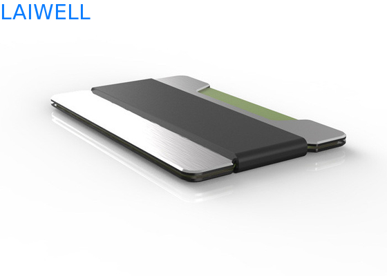 63*95*15mm Custom Multi-Function RFID Anti-Theft Brush Δημιουργικός κάτοχος πιστωτικής κάρτας από αλουμίνιο