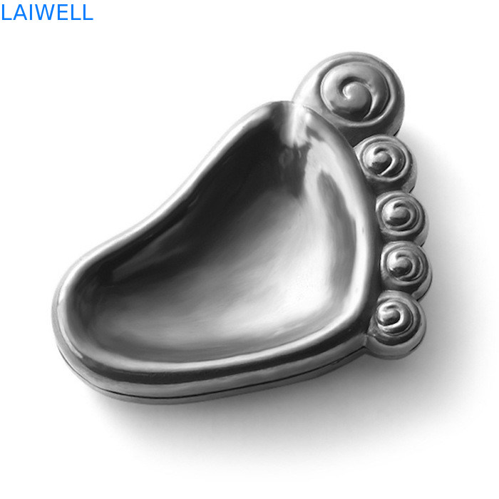 Μόδα Δημιουργική Πρακτική Ασημί Γκρι Επίστρωση Διαδικασία Χύτευσης Υπό Πίεση Κράμα Ψευδαργύρου Vintage Σταχτοδοχείο Τσέπης 6.5*9cm