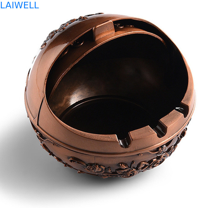 Δημιουργικός Σχεδιασμός Μεταλλικό Σταχτοδοχείο Τσέπης Διαδικασία Χύτευσης Υπό Πίεση Μίνι Πρακτικό Προσαρμοσμένο Επιχρωμίωση Χρυσού Χρώματος Κράμα Ψευδαργύρου Κάτοχος Πούρων​