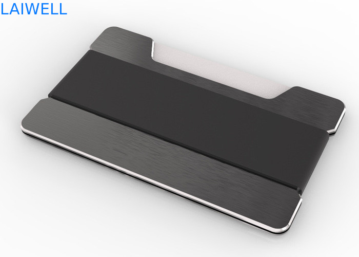 63*95*15mm Custom Multi-Function RFID Anti-Theft Brush Δημιουργικός κάτοχος πιστωτικής κάρτας από αλουμίνιο
